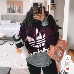 Adidas cropped hoodie